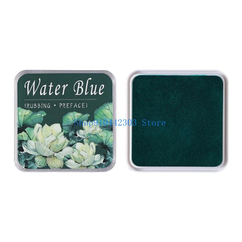 Stamping Ink Pad - แผ่นหมึกอเนกประสงค์สำหรับงานประทับตราแบบมืออาชีพ แผ่นหมึกสำหรับงาน Scrapbooking ทำจากวัสดุ ABS
