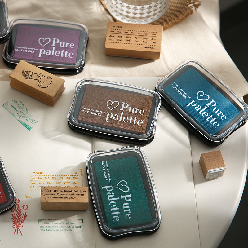 Stamping Ink Pad - Vintage สี Inkpad สําหรับ Stmaping Scrapbooking