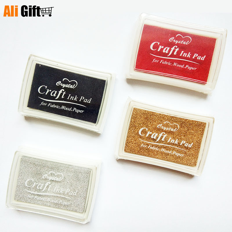 Stamping Ink Pad - 1 แผ่นหมึกสี DIY Craft Inkpad Handmade