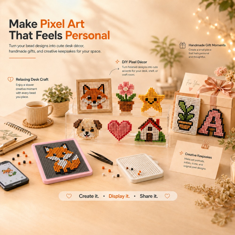 Art Craft And - แผงไฟ LED Smart Fuse Bead Pegboard