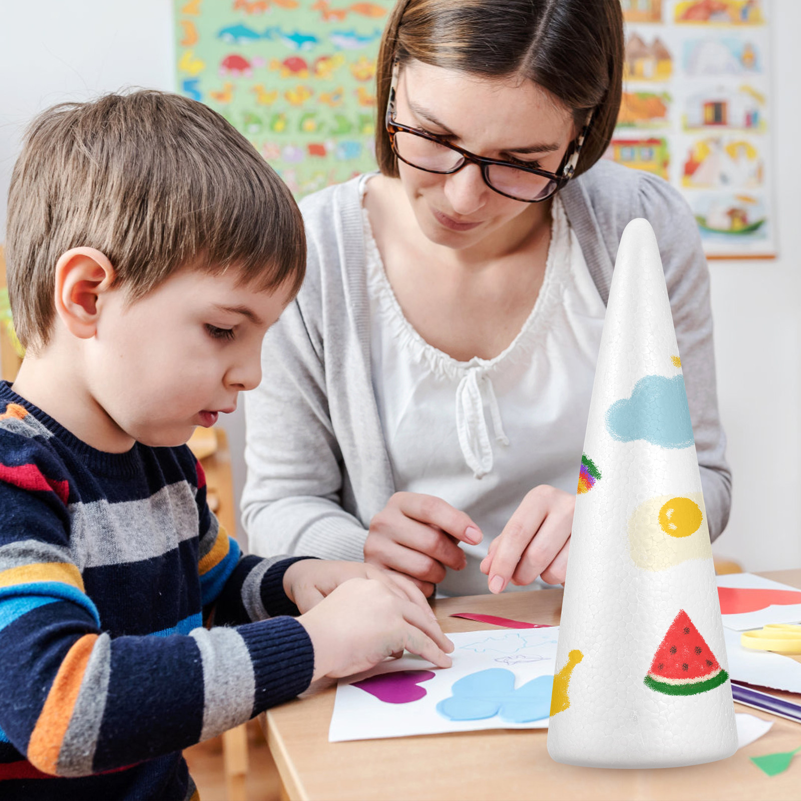 กรวยโฟมสำหรับงานฝีมือ 2 ชิ้น ข - Art Craft For Christmas บทวิจารณ์และราคา