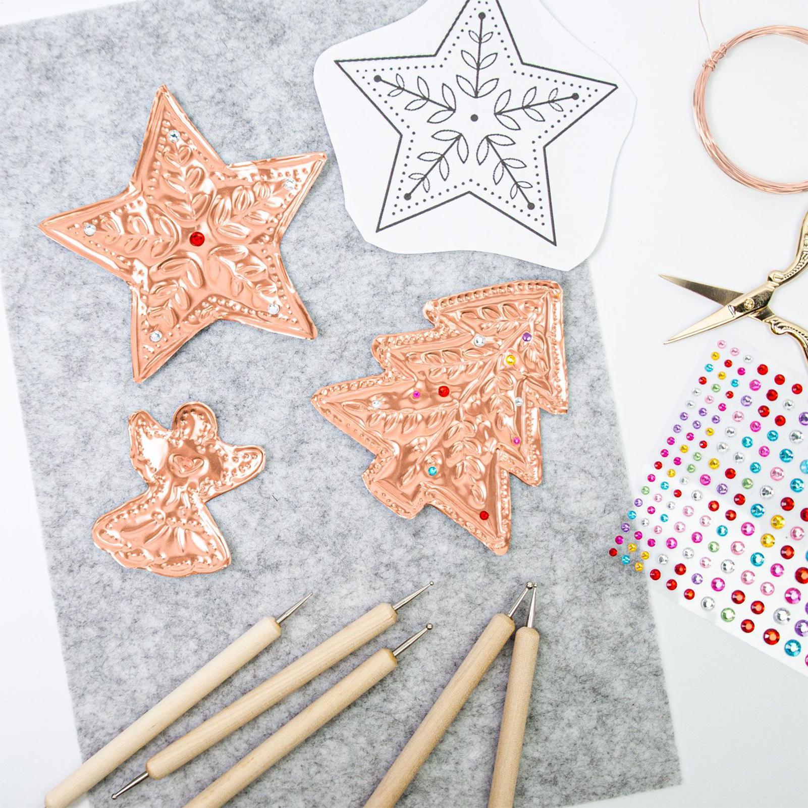 ฟอยล์ลายนูน 8 ชิ้น อุปกรณ์งานฝ - Art Craft For Christmas บทวิจารณ์และราคา