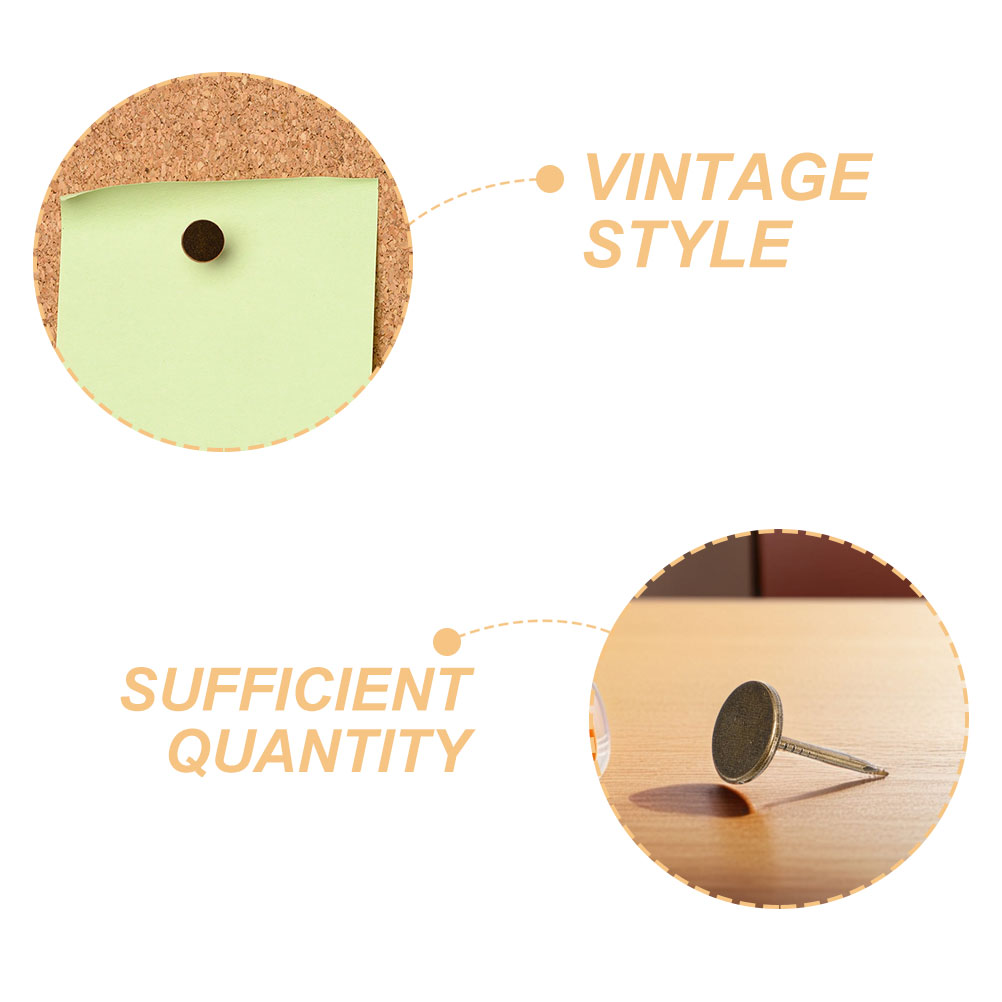 หมุดโลหะหัวแบนสีบรอนซ์แบบวินเท - Art Craft Upholstery บทวิจารณ์และราคา
