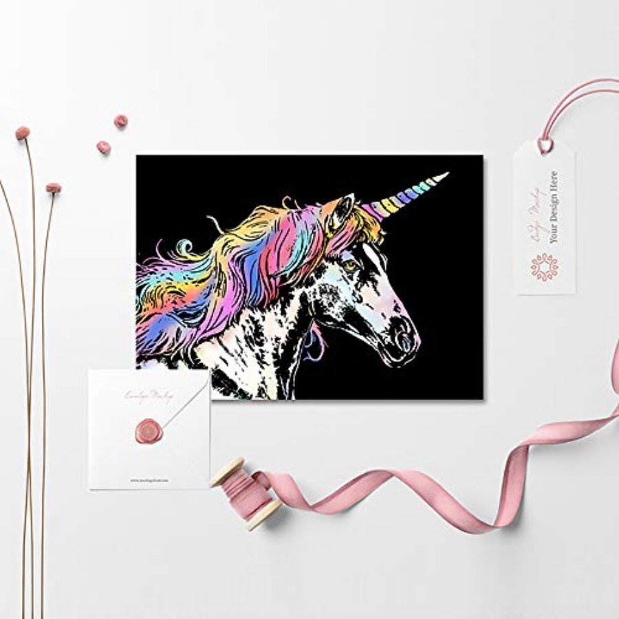 กระดาษวาดภาพลายขูดสีรุ้ง A4 สำ - Art Craft Night บทวิจารณ์และราคา
