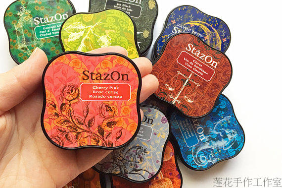 1pctsukineko inkpads stazon แผ - Stamping Ink Pad บทวิจารณ์และราคา