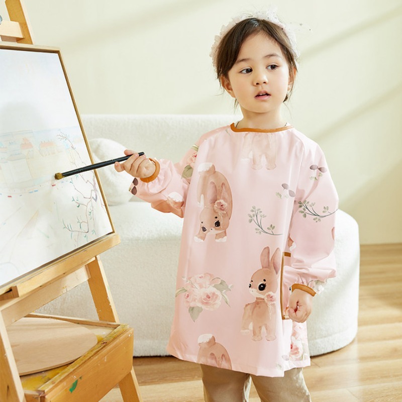 เสื้อกันเปื้อนเด็กแบบกันน้ำ แข - Art Craft Classes บทวิจารณ์และราคา