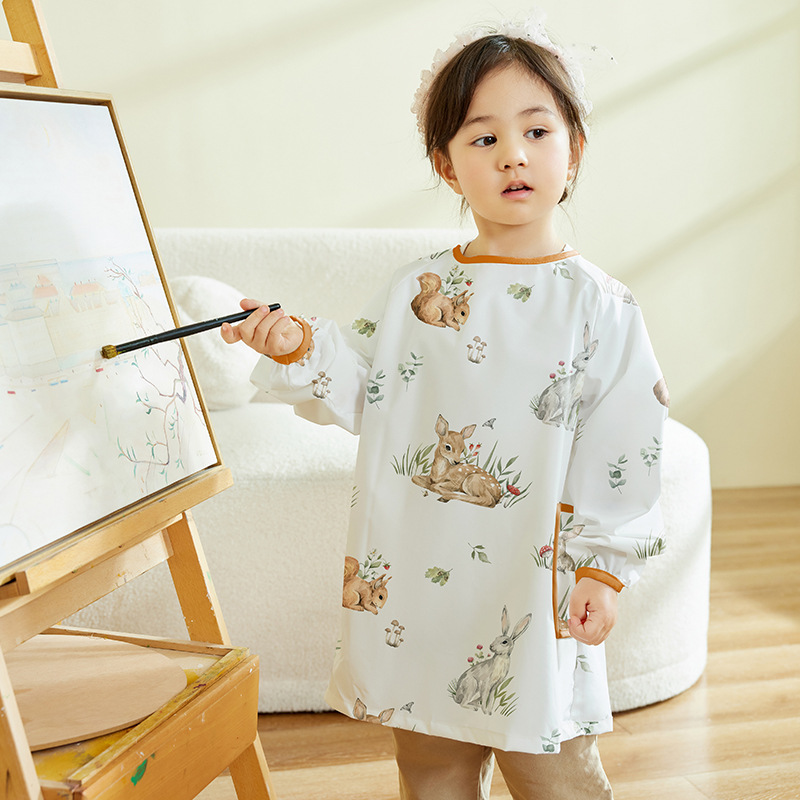 เสื้อกันเปื้อนเด็กแบบกันน้ำ แข - Art Craft Classes บทวิจารณ์และราคา