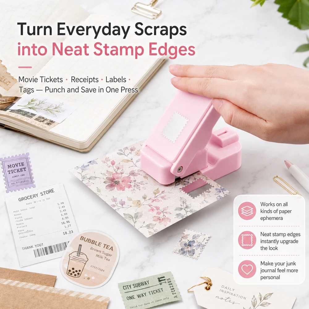 เครื่องเจาะกระดาษลายแสตมป์ สำห - Art Craft And บทวิจารณ์และราคา