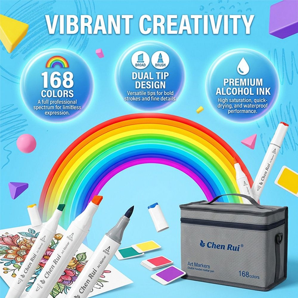 ปากกาเมจิกแอลกอฮอล์แบบพกพา 48/ - Alcohol Ink Set บทวิจารณ์และราคา