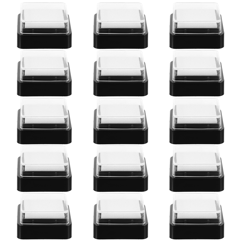 แผ่นหมึกพิมพ์ 15 ชิ้น แผ่นหมึก - Stamping Ink Pad บทวิจารณ์และราคา