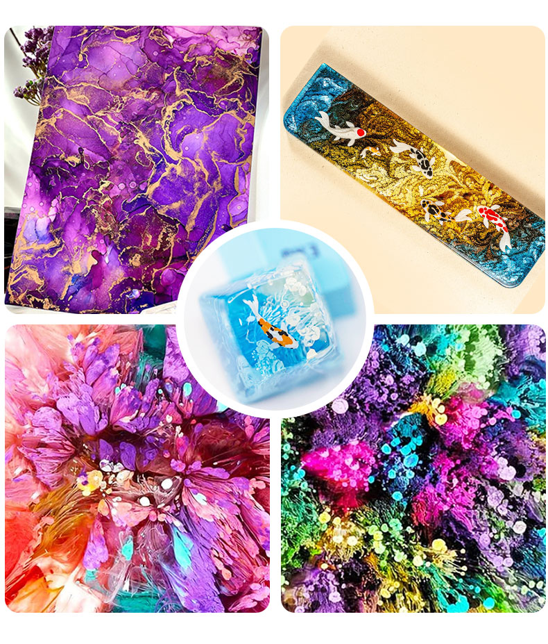 10ml หมึกแอลกอฮอล์ Art อีพ็อกซ - Alcohol Ink Set บทวิจารณ์และราคา