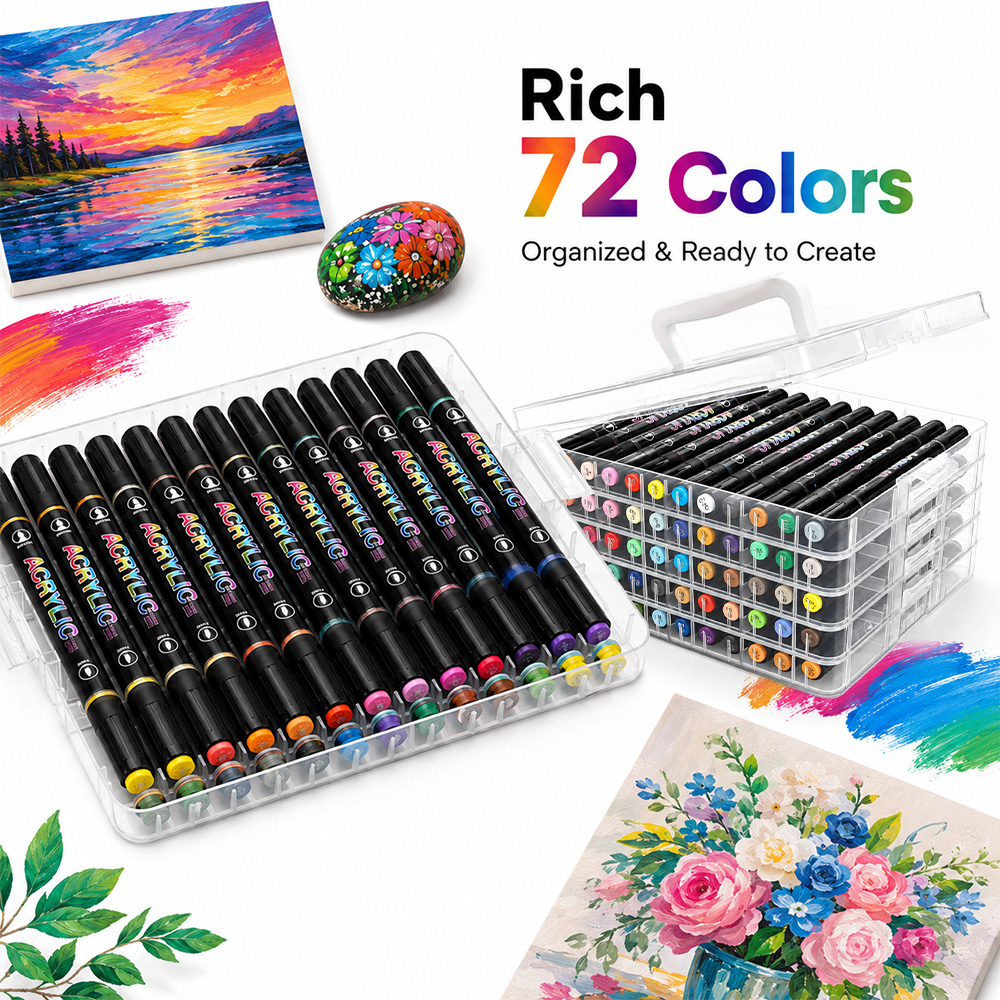 12/24/36/48/60/72 สีชุดมาร์กเก - Art Craft Classes บทวิจารณ์และราคา