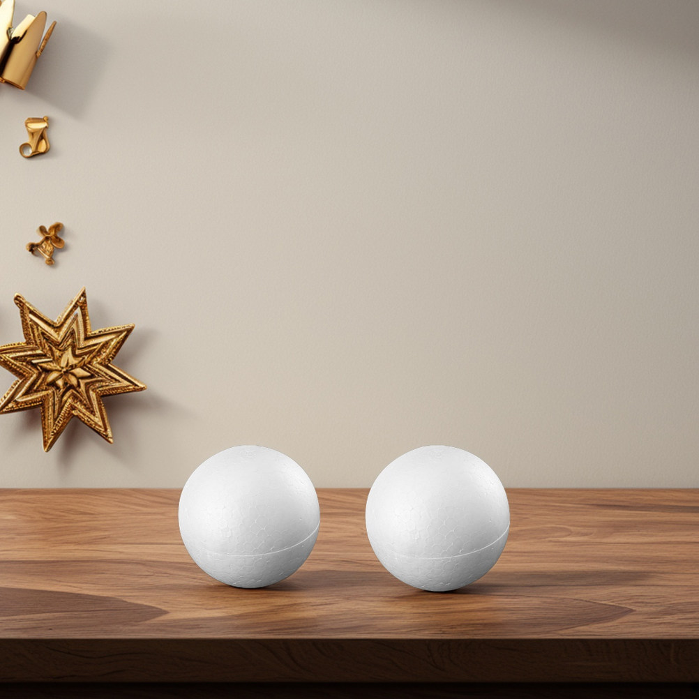 ลูกบอลโฟมสีขาว 12 ชิ้น ทรงกลมเ - Art Craft For Christmas บทวิจารณ์และราคา