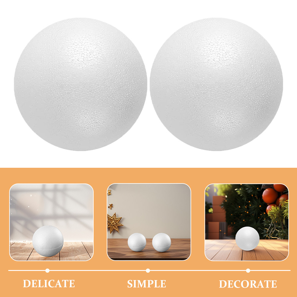 ลูกบอลโฟมสีขาว 12 ชิ้น ทรงกลมเ - Art Craft For Christmas บทวิจารณ์และราคา