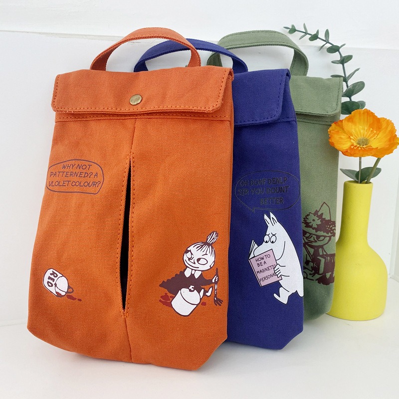 กล่องใส่ทิชชู่ลายการ์ตูนมูมินส - Art Craft Bag บทวิจารณ์และราคา