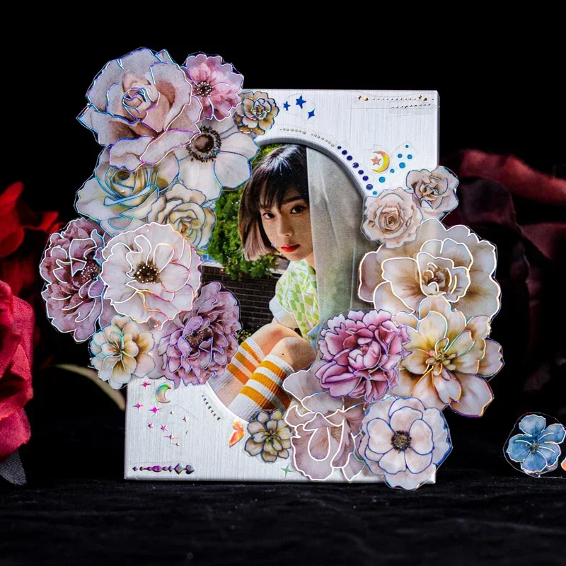 3 ชิ้น/แพ็ค สติกเกอร์ลายดอกไม้ - Art Craft Stationery บทวิจารณ์และราคา