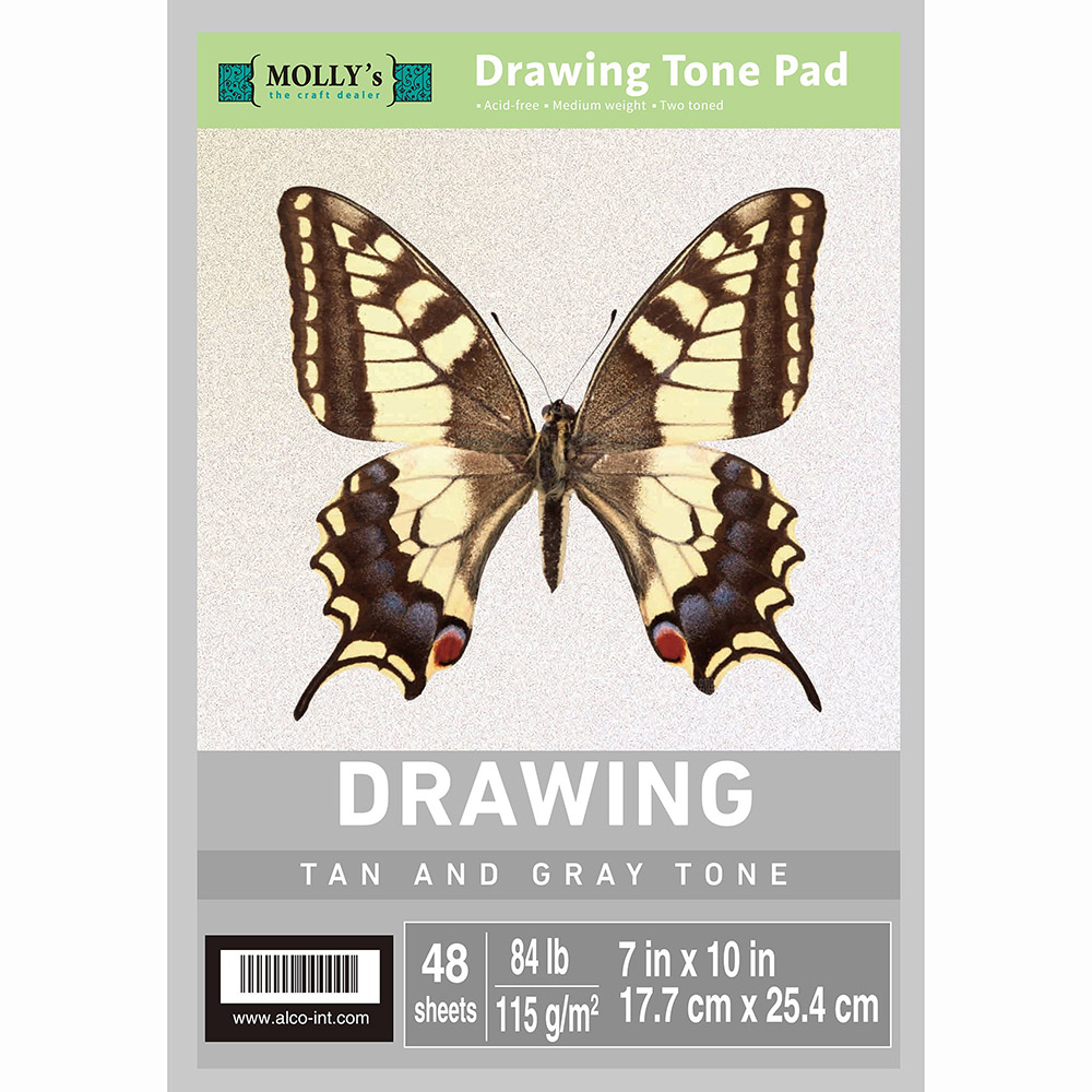7x10 นิ้ว Drawing Tone Pad PK4 - Art Craft Stationery บทวิจารณ์และราคา