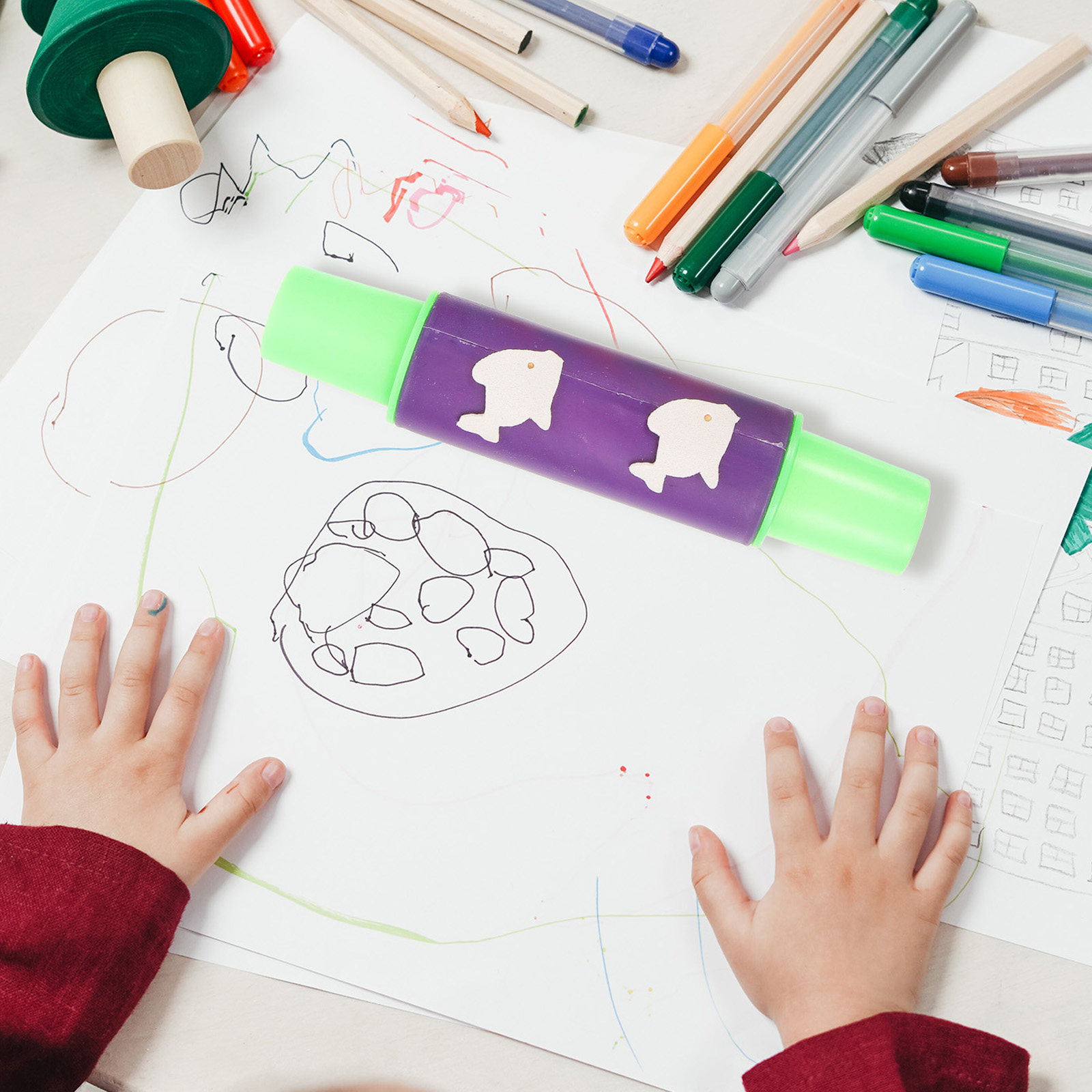 ชุดลูกกลิ้งฟองน้ำสำหรับวาดภาพ  - Art And Craft With Paint บทวิจารณ์และราคา