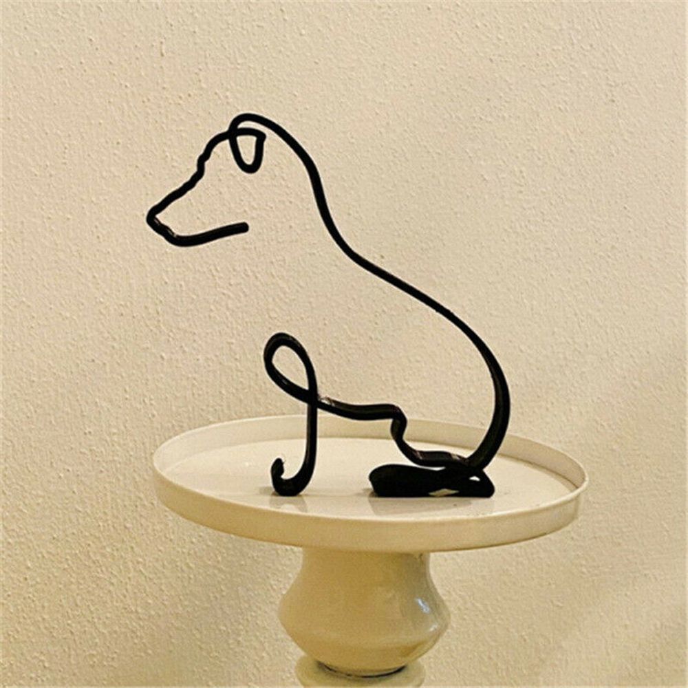 Wrought Iron รูปปั้นสุนัขบทคัด - Art Craft Furniture บทวิจารณ์และราคา
