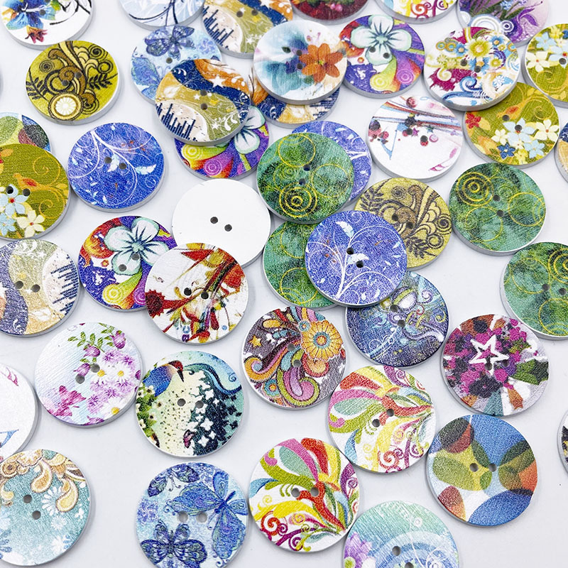 กระดุมไม้ตกแต่งลายดอกไม้2รู15ม - Art Craft Kite บทวิจารณ์และราคา