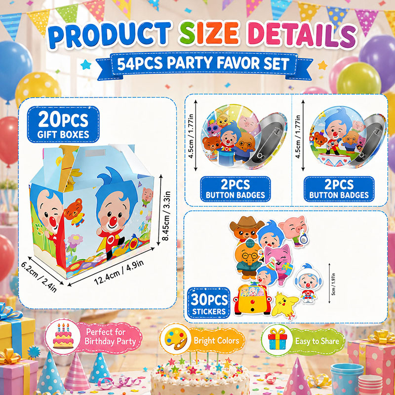 ชุดสติกเกอร์กล่องกระดาษลายการ์ - Art Craft Birthday Party บทวิจารณ์และราคา