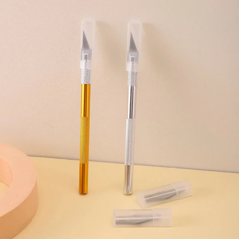 มีดแกะสลักโลหะกันลื่น สีทอง/สี - Art Craft Stationery บทวิจารณ์และราคา