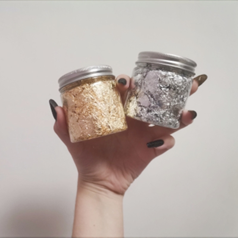 เลียนแบบทองคำสีกุหลาบเงินทองแด - Art Craft Leaves บทวิจารณ์และราคา