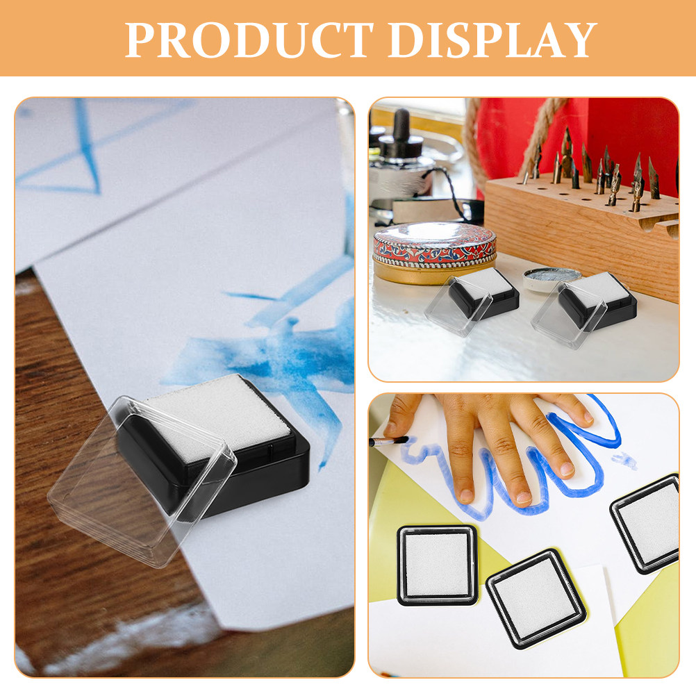 แผ่นหมึกเปล่า DIY 6 ชิ้น สำหรั - Stamping Ink Pad บทวิจารณ์และราคา