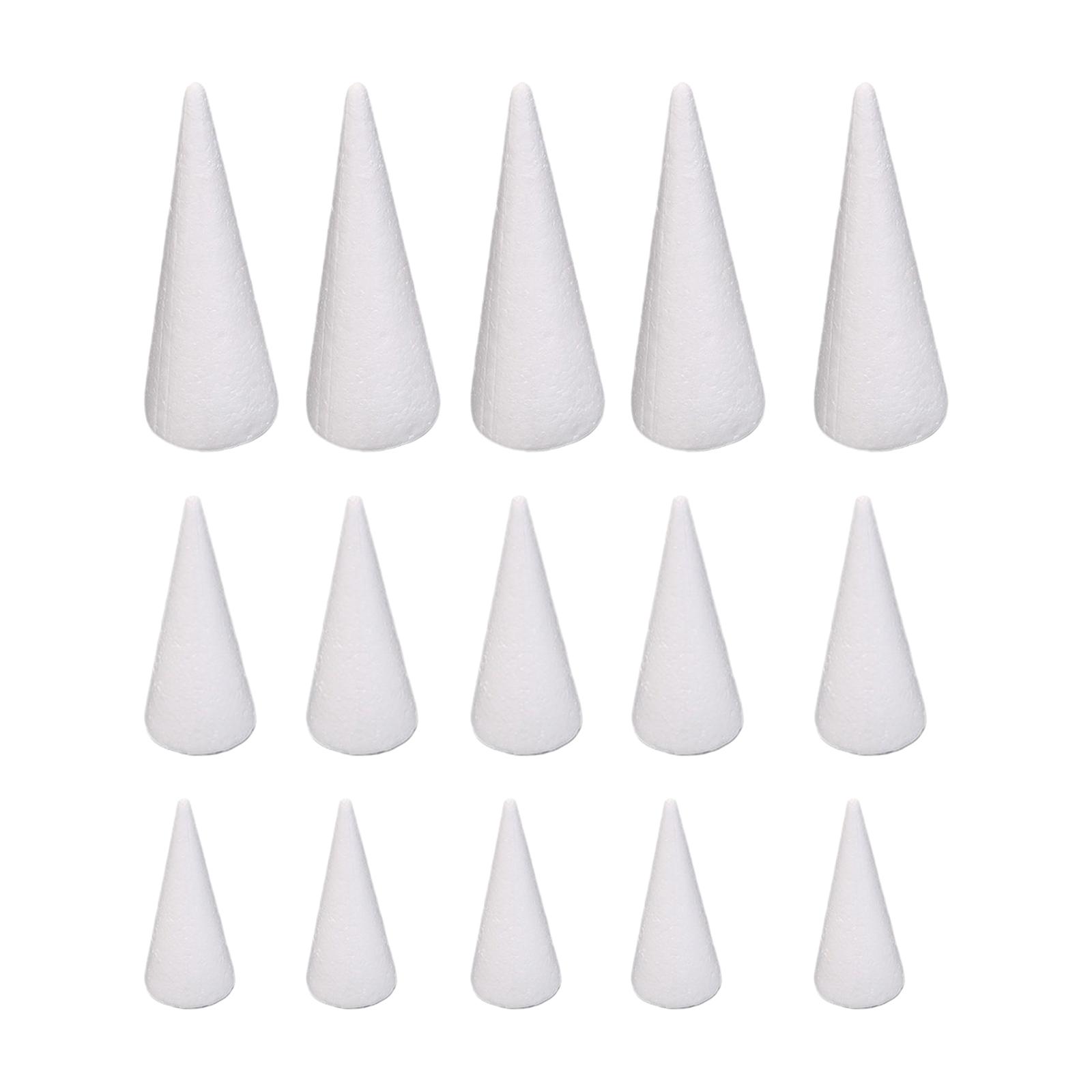 กรวยโฟมงานฝีมือ 15 ชิ้น สีขาว  - Art Craft For Christmas บทวิจารณ์และราคา