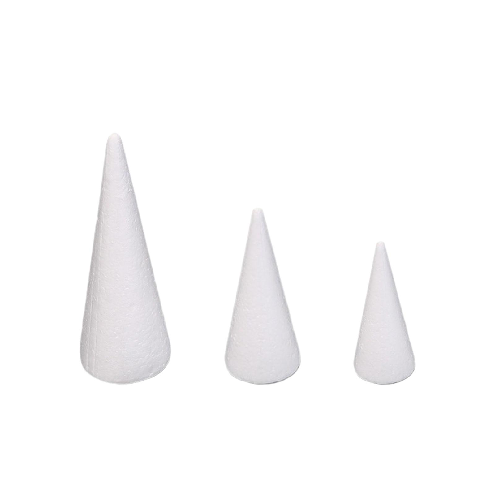 กรวยโฟมงานฝีมือ 15 ชิ้น สีขาว  - Art Craft For Christmas บทวิจารณ์และราคา