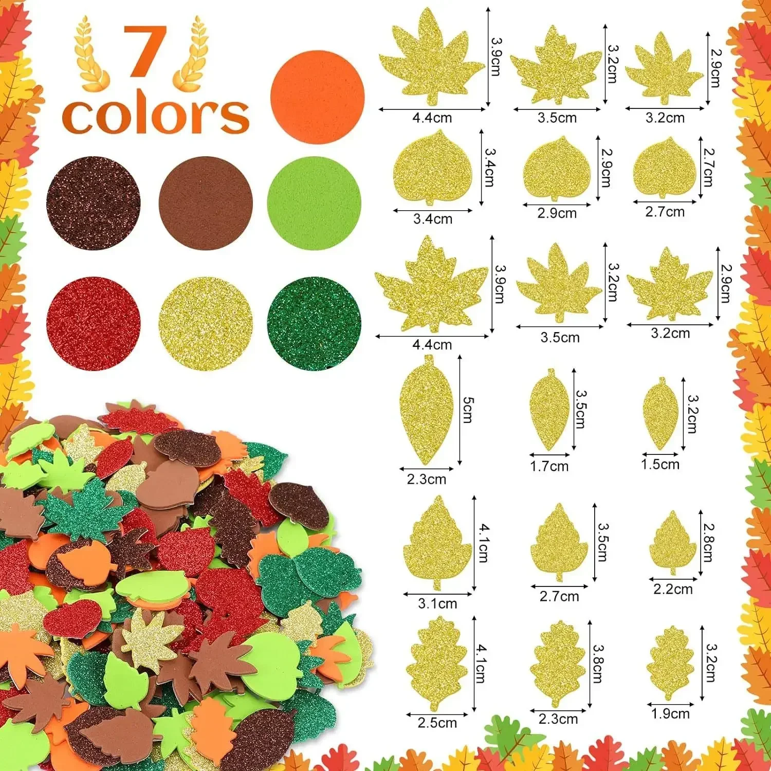 ศิลปะการตกแต่งรูปใบไม้ร่วงแบบท - Art Craft Leaves บทวิจารณ์และราคา