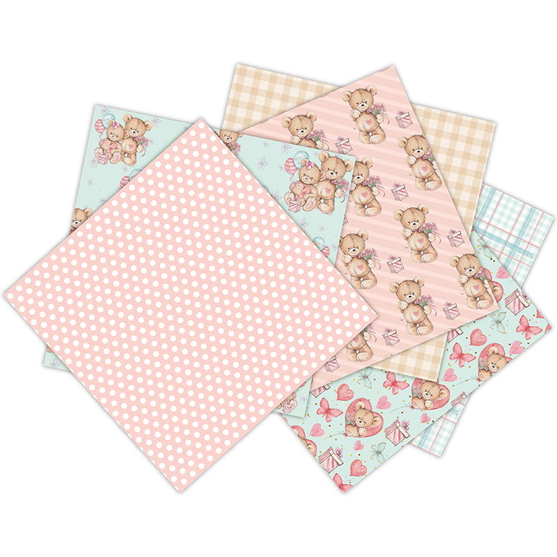 12 แผ่นหมีน้อย Scrapbooking กร - Art Craft Birthday Party บทวิจารณ์และราคา