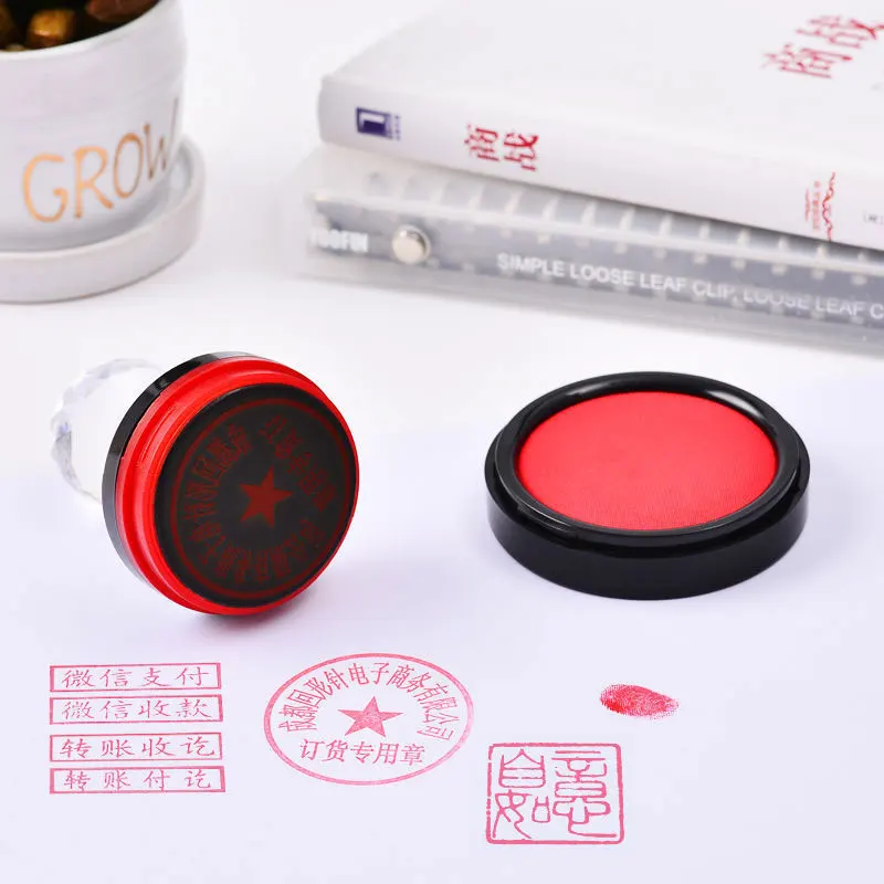 2 ชิ้น สีแดง เหมาะสำหรับการคัด - Stamping Ink Pad บทวิจารณ์และราคา