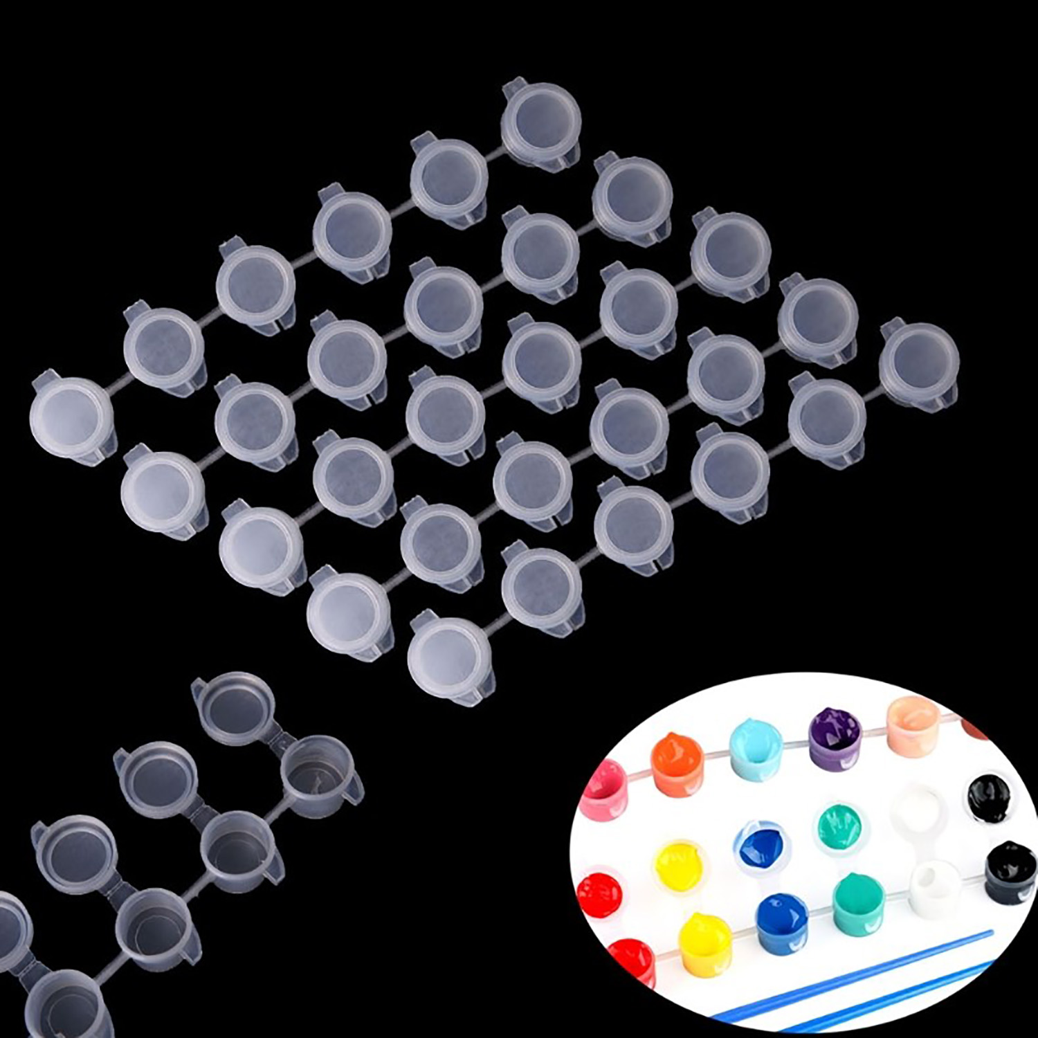 10แถบ60Pots ว่างเปล่าสีแถบสีมิ - Art And Craft With Paint บทวิจารณ์และราคา