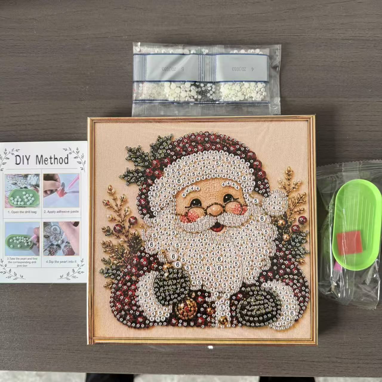 ชุดอุปกรณ์ศิลปะภาพวาดเพชรไข่มุ - Art Craft For Christmas บทวิจารณ์และราคา