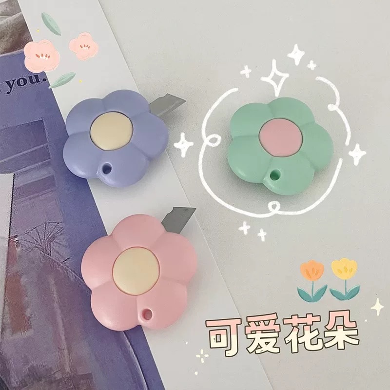 มีดคัตเตอร์ลายดอกไม้น่ารัก พกพ - Art Craft Stationery บทวิจารณ์และราคา