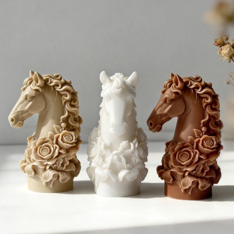 แม่พิมพ์ซิลิโคน เครื่องทำเทียน - Art Craft Horse บทวิจารณ์และราคา