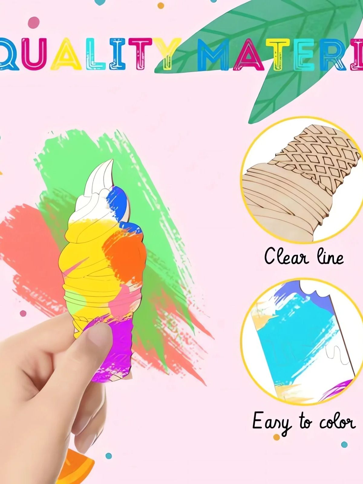 แผ่นไม้ไอศกรีม6/30ชิ้นสำหรับฤด - Art Craft Birthday Party บทวิจารณ์และราคา