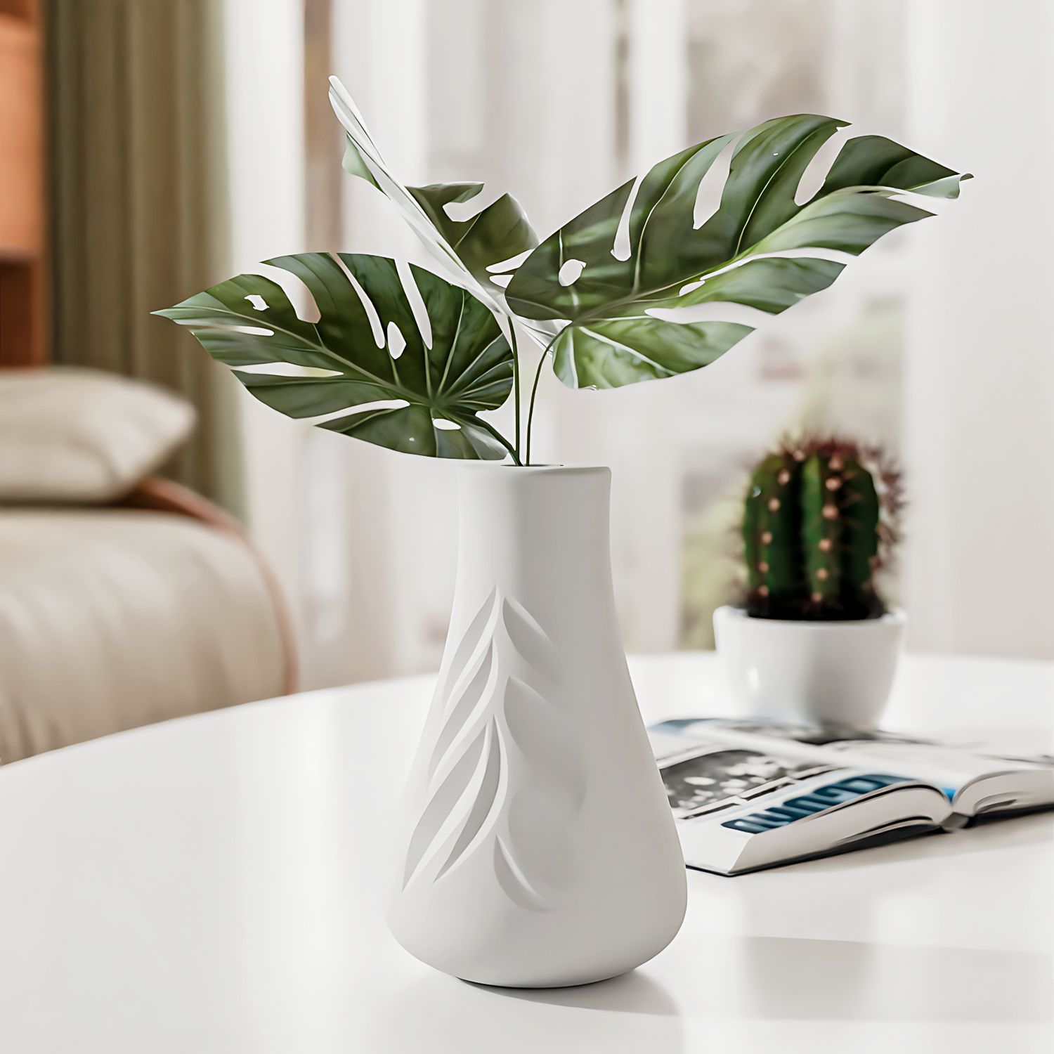 Leaf Texture แจกันแม่พิมพ์ซิลิ - Art Craft Leaves บทวิจารณ์และราคา