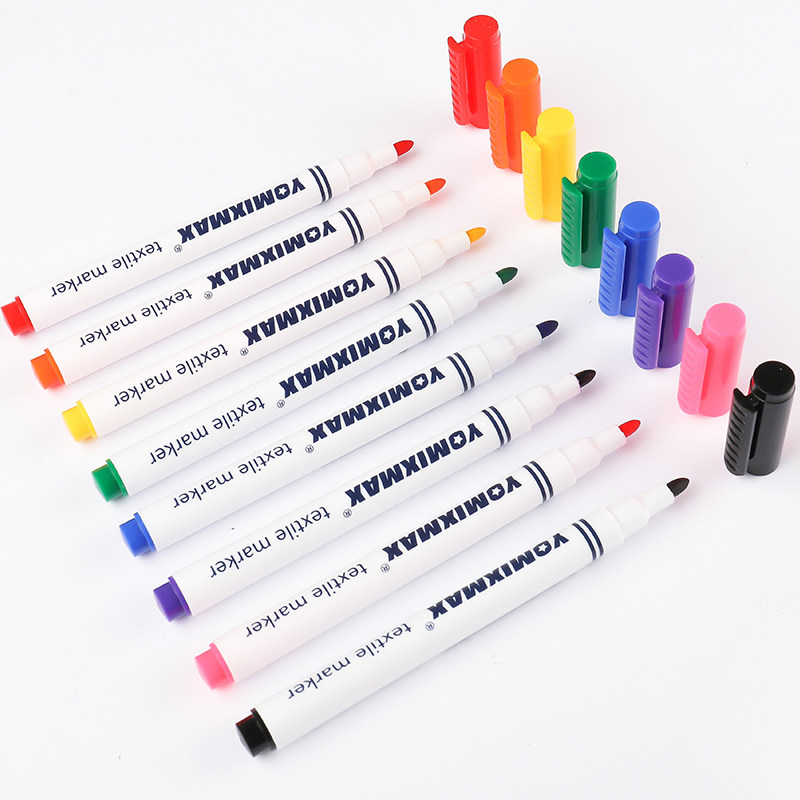 12 สีปากกามาร์กเกอร์สีผ้าชุดเส - Art Craft Stationery บทวิจารณ์และราคา