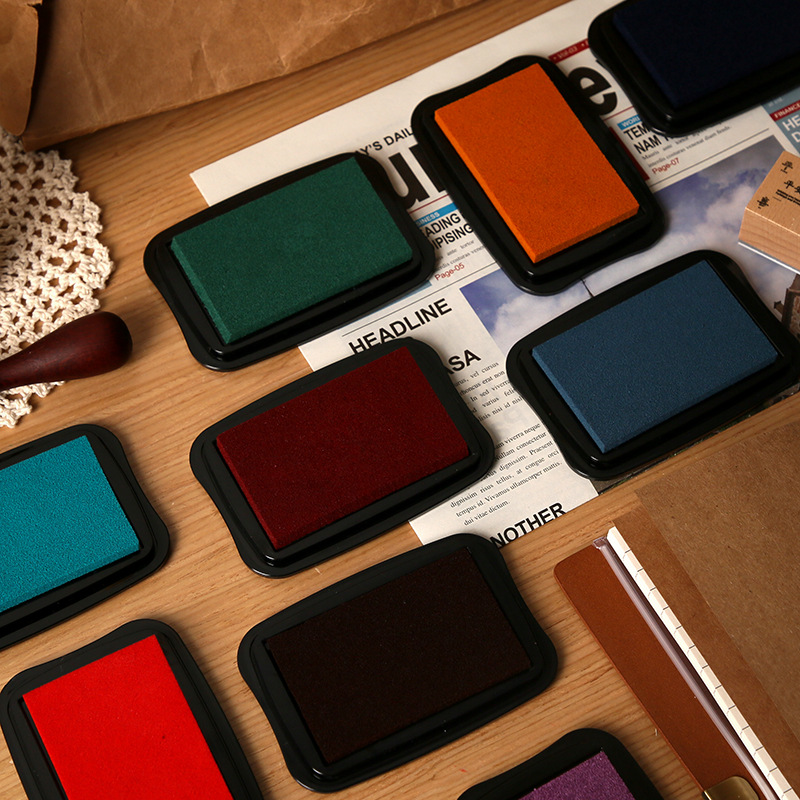 12 สี Vintage สีทึบขนาดใหญ่หมึ - Stamping Ink Pad บทวิจารณ์และราคา