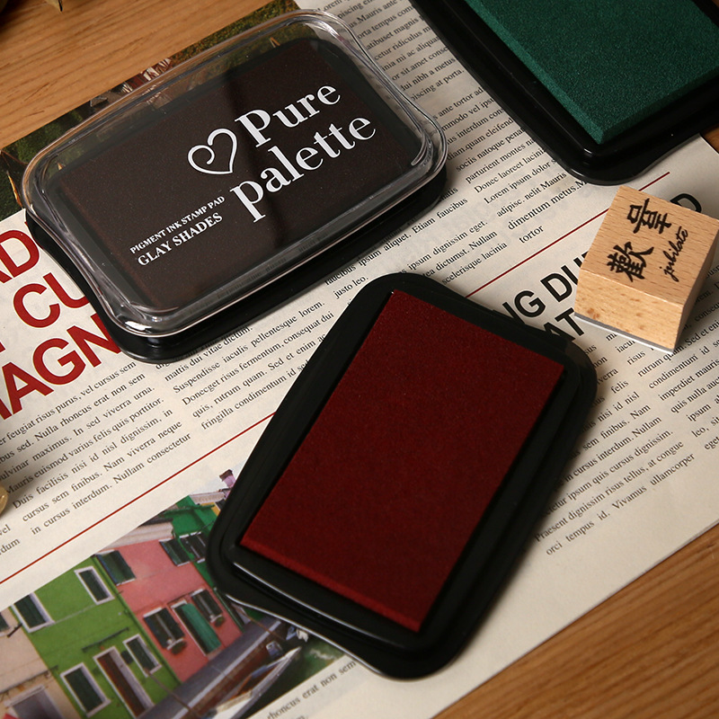 12 สี Vintage สีทึบขนาดใหญ่หมึ - Stamping Ink Pad บทวิจารณ์และราคา