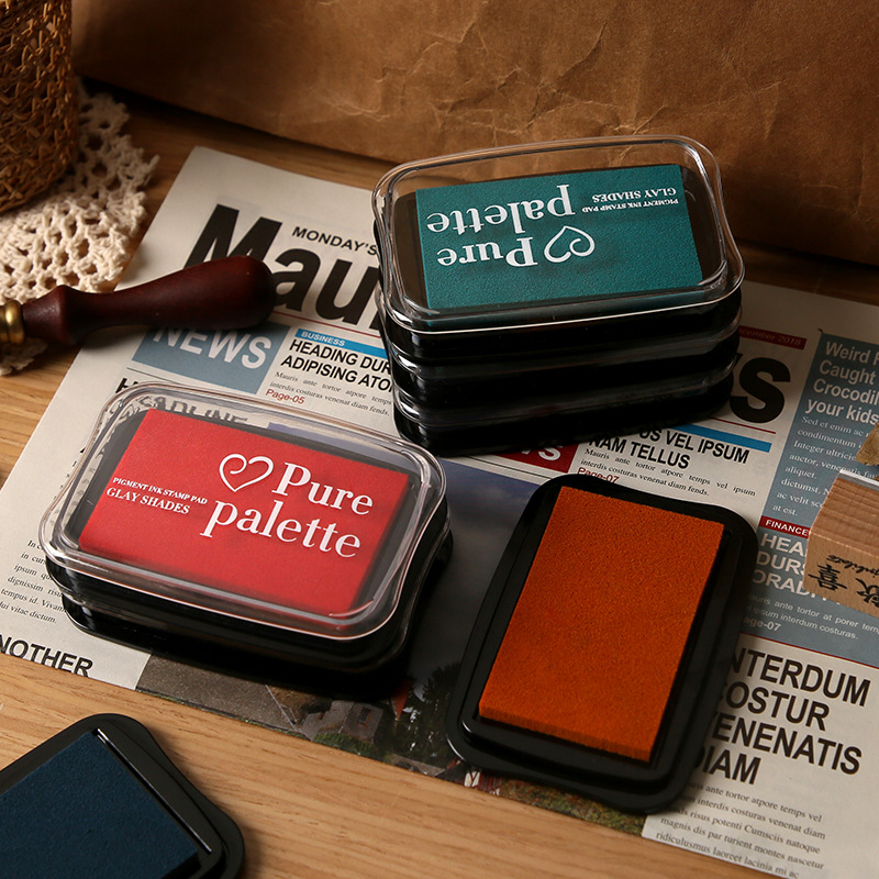 12 สี Vintage สีทึบขนาดใหญ่หมึ - Stamping Ink Pad บทวิจารณ์และราคา
