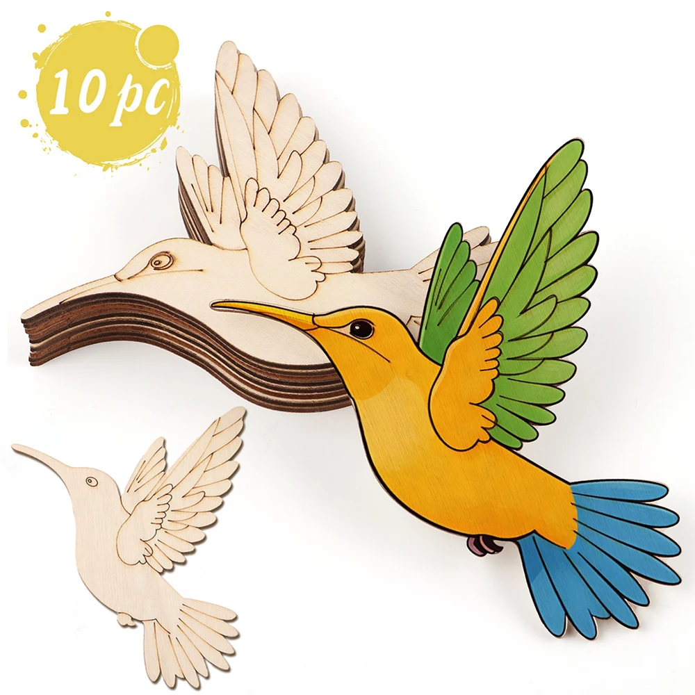 ชุดงานฝีมือไม้รูปสัตว์และนก 10 - Art Craft And บทวิจารณ์และราคา