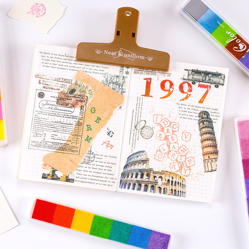แผ่นหมึกสีน่ารักหลากสี สำหรับง - Stamping Ink Pad บทวิจารณ์และราคา