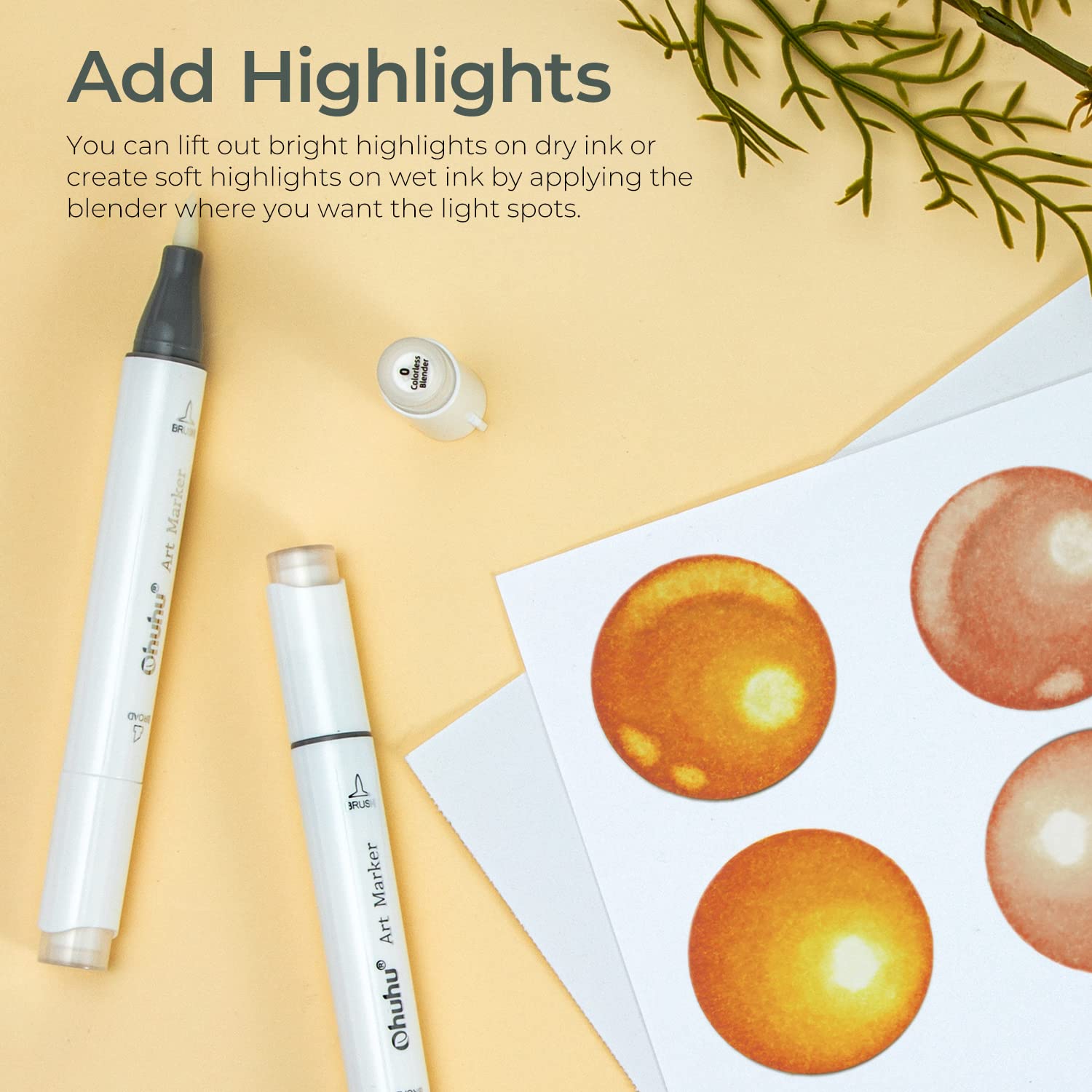 Ohuhu Honolulu เครื่องปั่นไร้ส - Alcohol Ink Set บทวิจารณ์และราคา