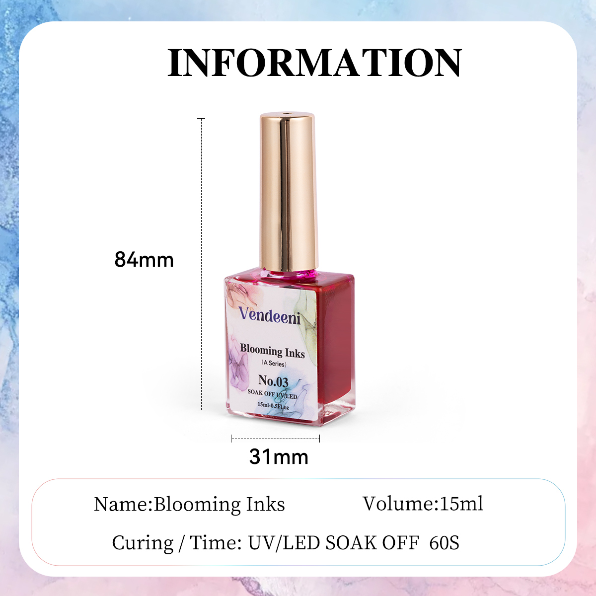 เวนดีนี่ ร้านทำเล็บมืออาชีพ ชุ - Alcohol Ink Set บทวิจารณ์และราคา