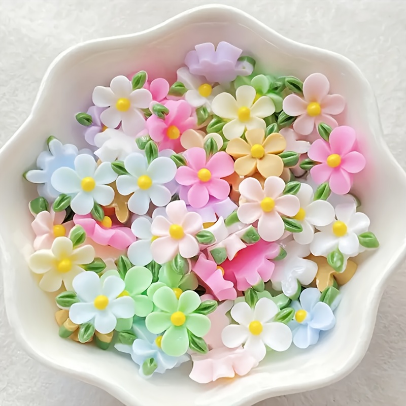 ชาร์มเรซินรูปดอกไม้และใบไม้ขนา - Art Craft Leaves บทวิจารณ์และราคา
