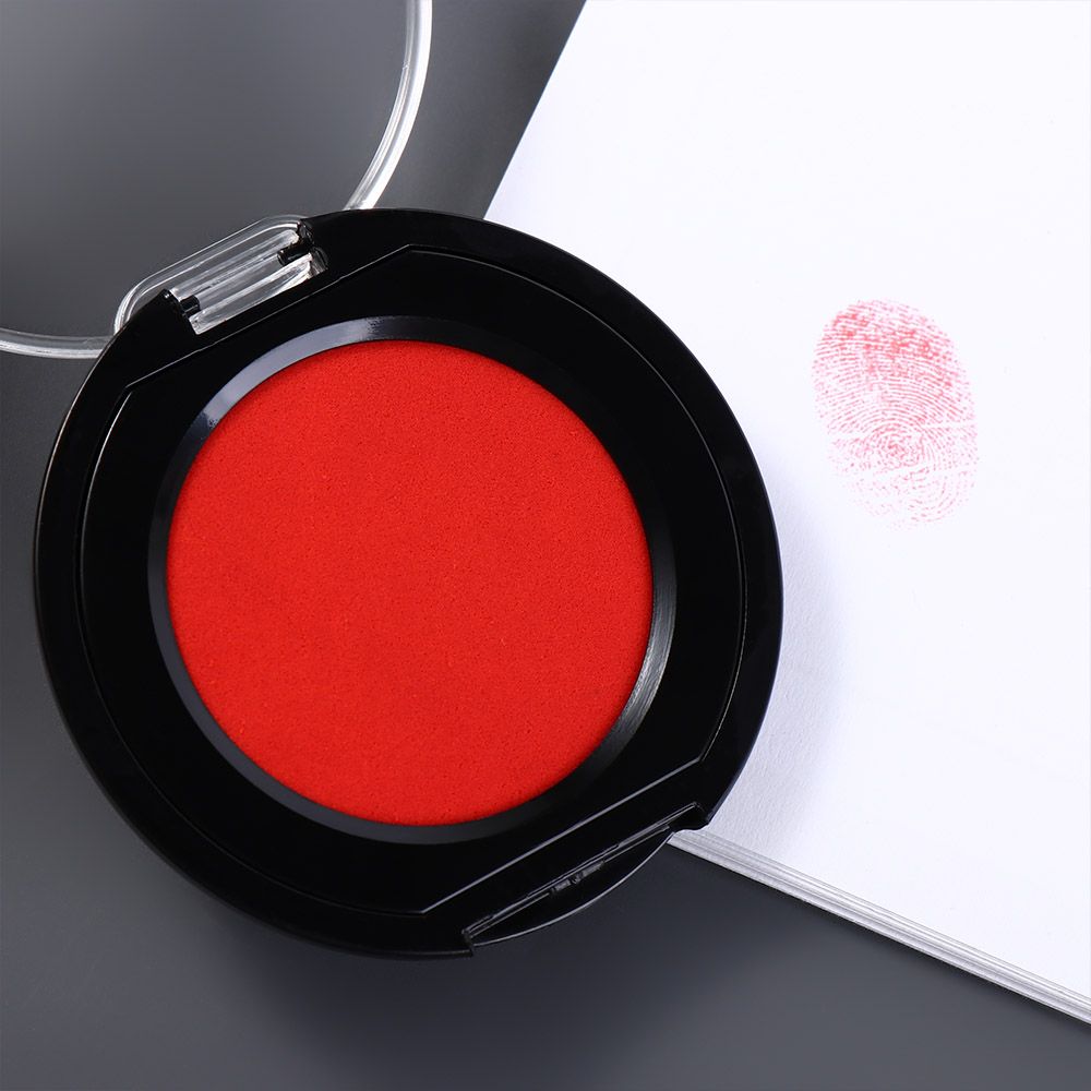 แผ่นหมึกประทับลายนิ้วมือสีแดง  - Stamping Ink Pad บทวิจารณ์และราคา
