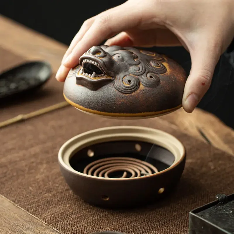 เตาเผาเครื่องหอมรูปมังกรย้อนยุ - Art Craft Room Ideas บทวิจารณ์และราคา